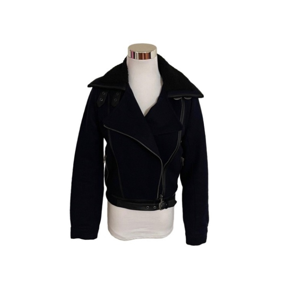 Forever 21 Navy Blue Wool Jacket